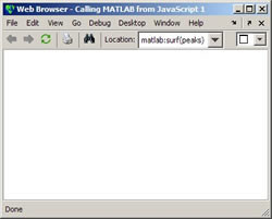 MATLAB web浏览器中的matlabfromjs1.html