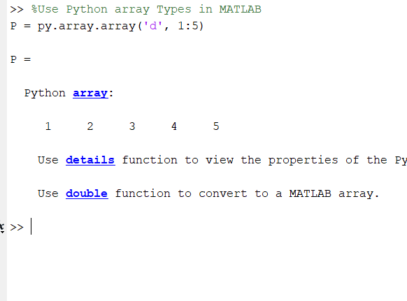 使用Python在MATLAB数值变量