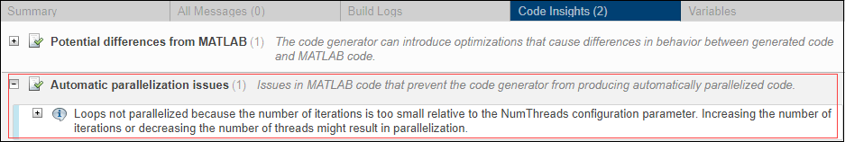 代码洞察关于代码的非并行化部分