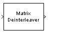 矩阵Deinterleaver块