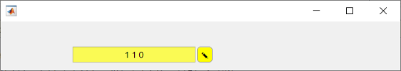 显示黄色的颜色选择器UI组件的实例。