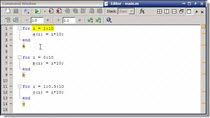 This video shows how to fix common errors in MATLAB when indexing into a vector or matrix in a for loop.